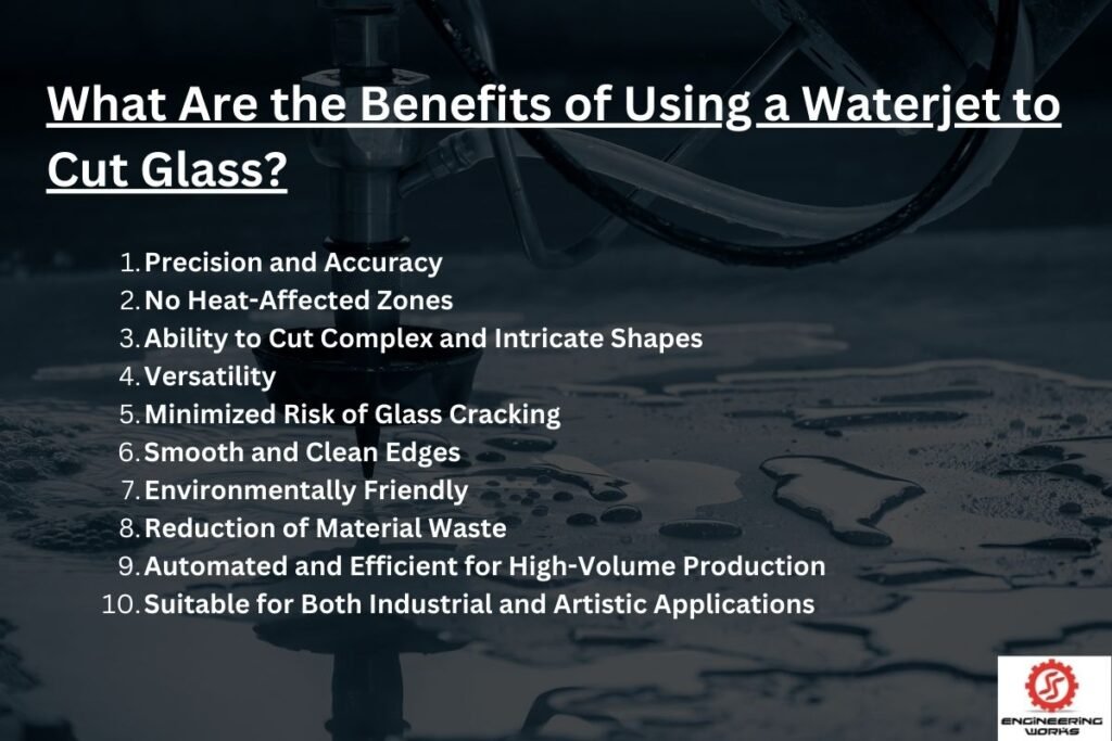 benefits of waterjet cutting with glass